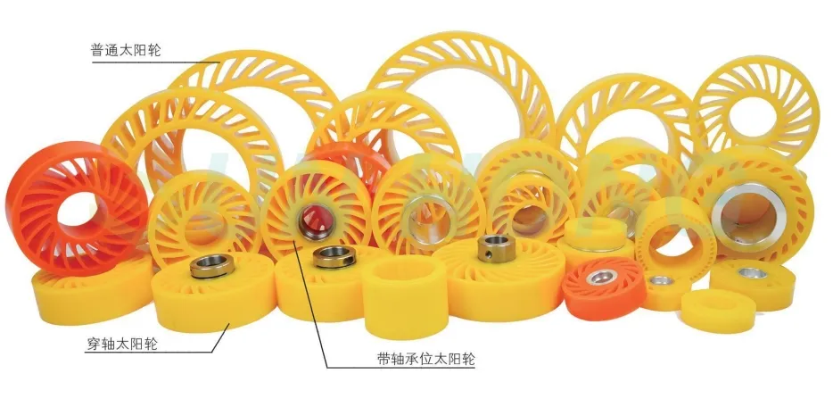 Paper Roller PU Wheel Sun Wheel Polyurethane Crush Wheel