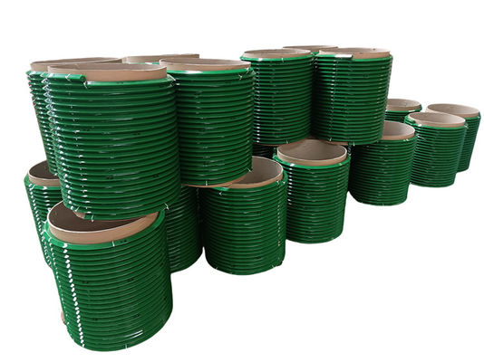 Reinforced Polyurethane PU Ridge Top Belt 88 Shore A High Tension Resistance