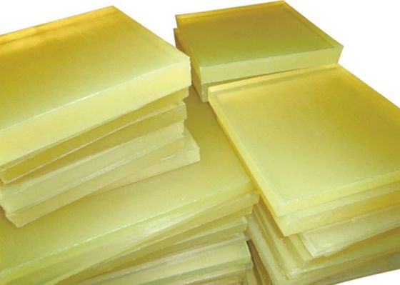 Smooth Polyurethane PU Transparent Sheet Plate Oil Resistant For Noise Reduction