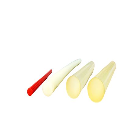 Abrasion Resistance Polyurethane Rod Round Bar Smooth Surface Custom Sizes