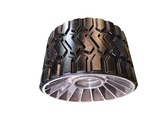 95 A Shore Hardness PU Coated Wheels , Polyurethane Heavy Duty Industrial Wheels