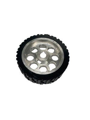 Custom Heavy Duty Polyurethane PU Coated Wheels 95 A Shore Hardness