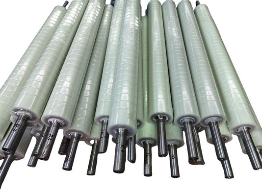 Heavy Duty Polyurethane Coated Roller Wear Resistant for Material Handling Forklift