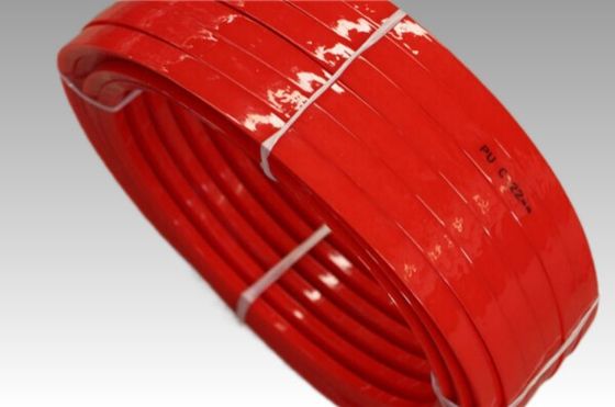 Red Color Polyurethane V Belt A B C Size 30m 50m/roll High Tension Resistance