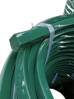 Custom Smooth Surface PU Ridge Top Belt , Polyurethane Belts For Conveying Lines