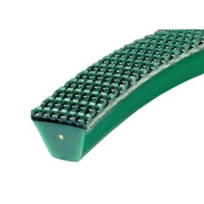 Green Reinforced Polyurethane Super Grip Belt For Transmission 90 A Hardness