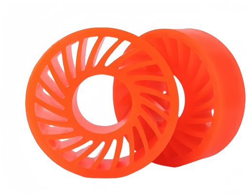 Polyurethane Sun Feed Wheels Crush Wheel 75 A Shore Hardness for Corrugated Producing