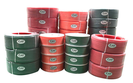 Green Color PU Round Belt Rough Surface Oil Resistance Anti Slip Polyurethane Belt