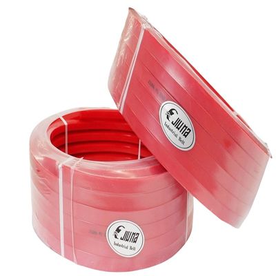 Abrasion Resistant Polyurethane V Belt Industrial PU Conveyor Belt Custom Color