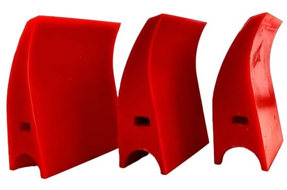 High strength PU Scrapers Polyurethane Conveyor Cleaner 60-90 A Hardness