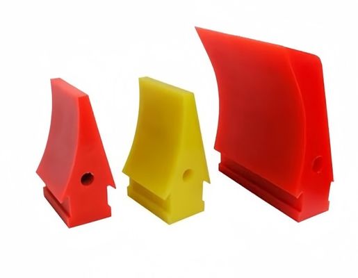 Low Friction Coefficient PU Scrapers Polyurethane Conveyor Cleaner 60-90 A Hardness