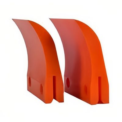 Low Friction Coefficient PU Scrapers Polyurethane Conveyor Cleaner 60-90 A Hardness