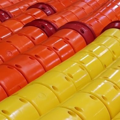 Custom Submarine Cable Protection PU Bend Limiter , Polyurethane Bend Restrictor