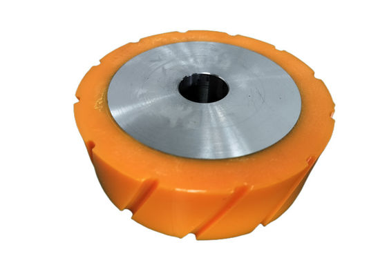 Customized Polyurethane Covered Wheels 90 A Shore Hardness PU Wheel