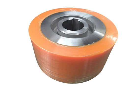Customized Polyurethane Covered Wheels 90 A Shore Hardness PU Wheel