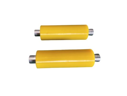 pu covered roller Polyurethane Coated Roller For Mechanical Transmission 90 Shore A Hardness