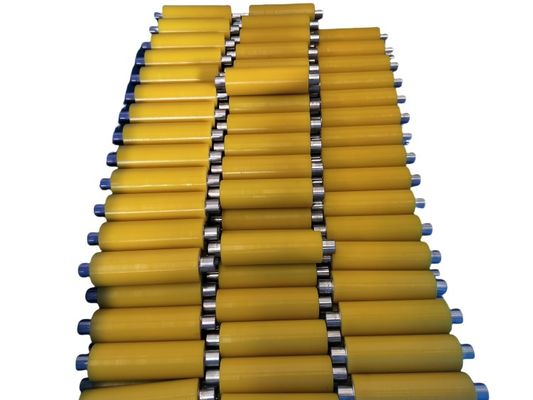 pu covered roller Polyurethane Coated Roller For Mechanical Transmission 90 Shore A Hardness